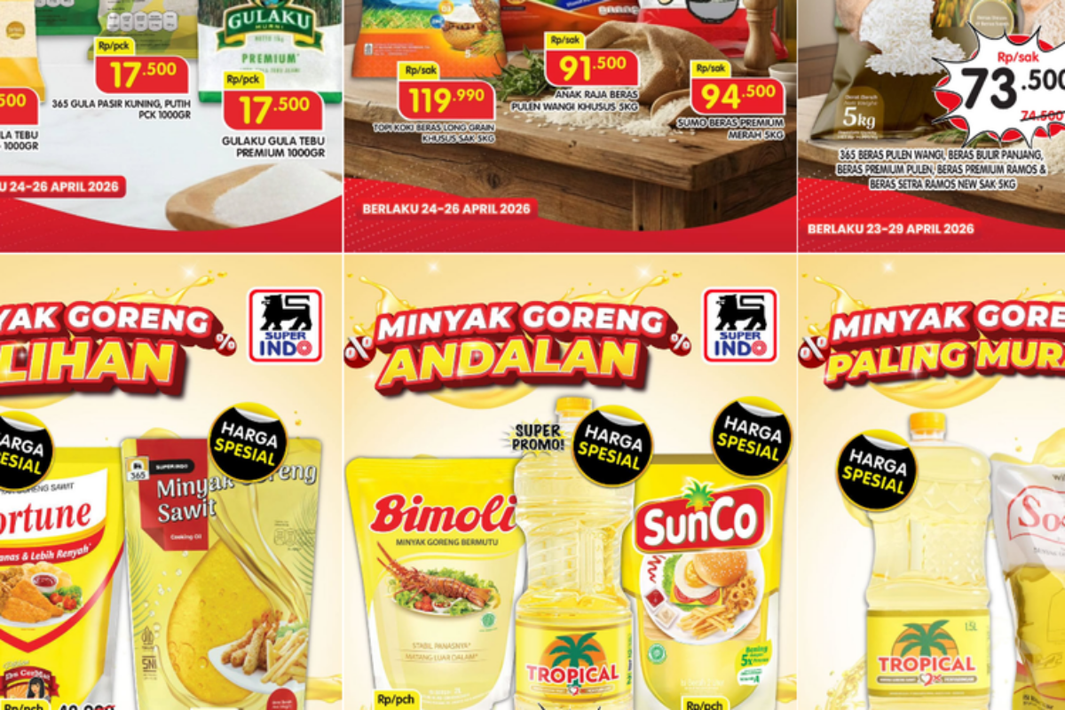 Promo Superindo Hari Ini 8 Mei 2026, Minyak Goreng Harga Ekonomis Mulai Rp 34.000 An