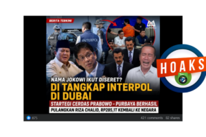 INFOGRAFIK: Hoaks Riza Chalid Ditangkap di Dubai, Simak Bantahannya