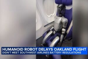Robot Jadi Penumpang Pesawat, Penerbangan Tertunda Sejam