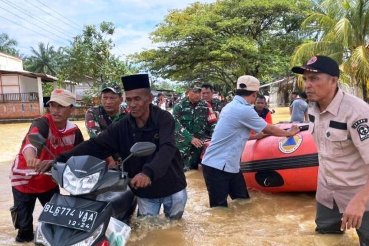 Banjir Landa Nagan Raya, Enam Sekolah Lumpuh Dan Aktivitas Belajar Terhenti