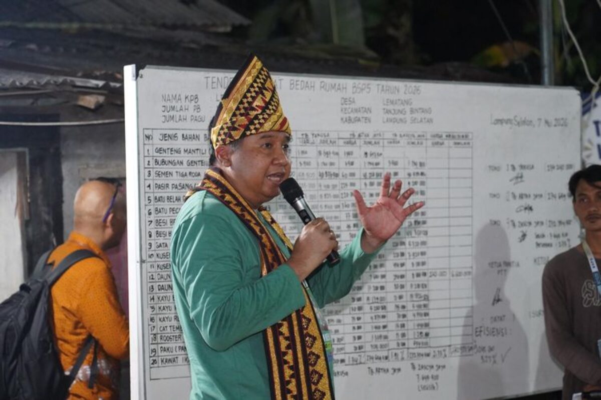 Kur Perumahan Di Lampung Tembus Rp 268,86 Miliar, Ara: Kami Ingin Cetak "orang Kaya Baru"